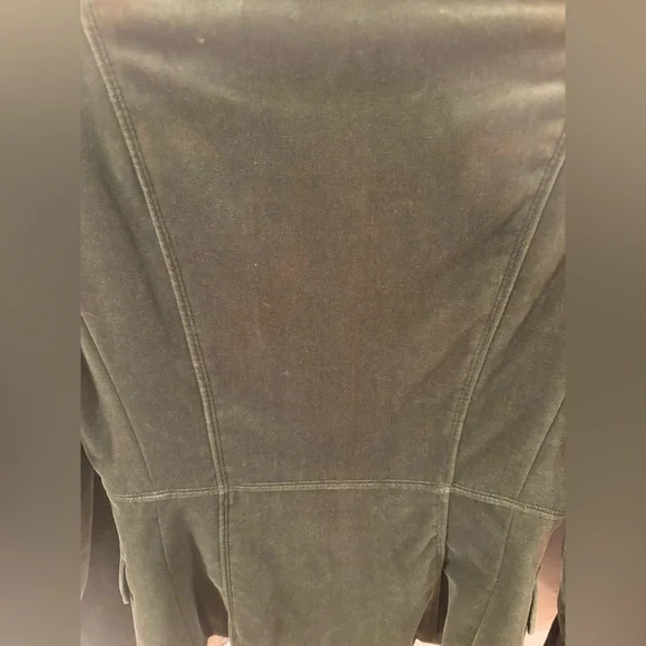 J.Crew Olive Green Velvet Blazer – Size 4 – Tailored Fit, Fully Lined - Picture 9 of 10